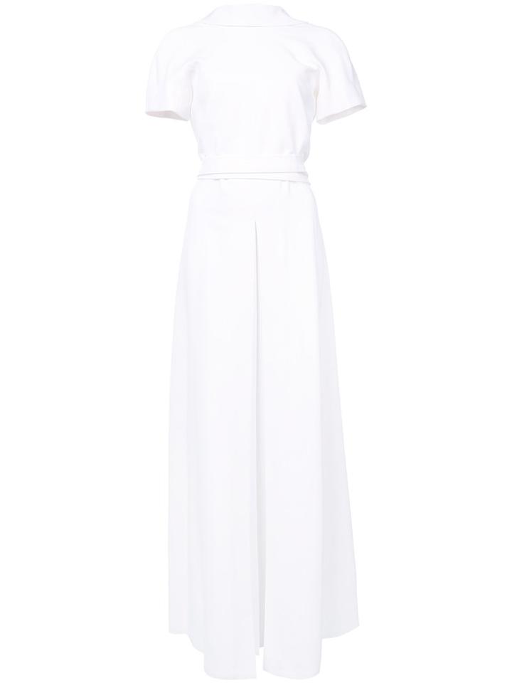 Rosetta Getty - Slit Maxi Dress - Women - Spandex/elastane/viscose - 0, White, Spandex/elastane/viscose