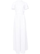 Rosetta Getty - Slit Maxi Dress - Women - Spandex/elastane/viscose - 0, White, Spandex/elastane/viscose