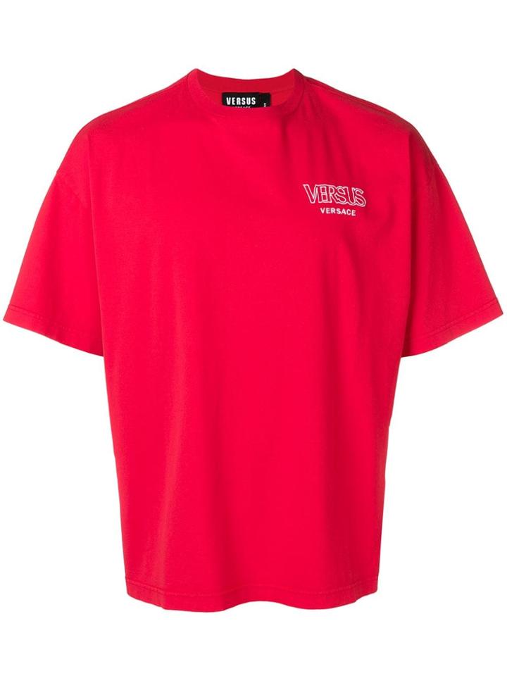 Versus Embroidered Logo T-shirt