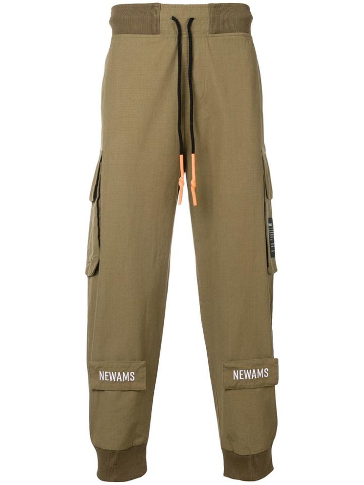 Newams Cargo Track Trousers - Green