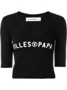 Filles A Papa - 'amanda' Top - Women - Polyamide - 3, Black, Polyamide