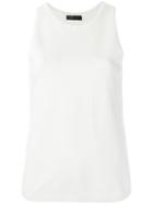 Talie Nk Knit Tank Top, Women's, Size: Medium, White, Polyamide/viscose