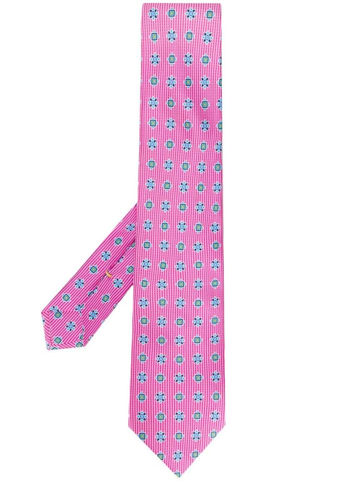 Canali Silk Tie - Pink