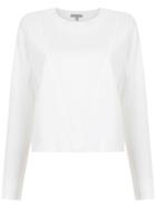 Alcaçuz Chamois Panelled Blouse - White