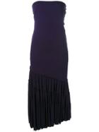 Jean Paul Gaultier Vintage Maxi Ruffled Dress - Pink & Purple
