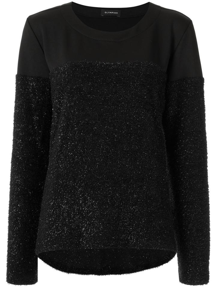Olympiah Textured Top - Black