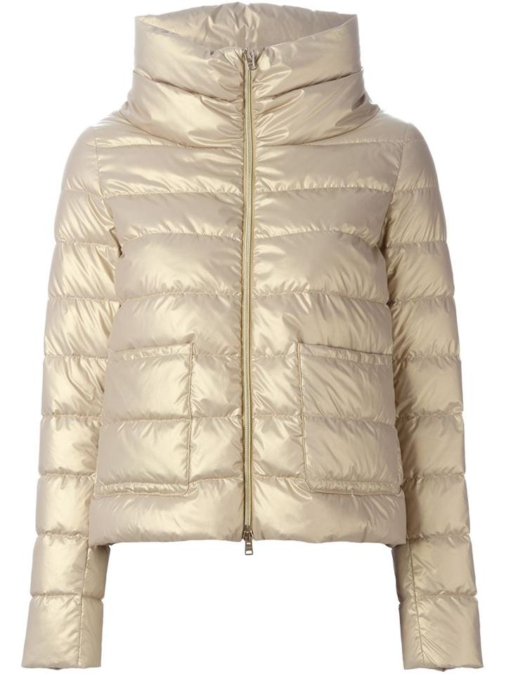 Herno Padded Jacket, Women's, Size: 42, Grey, Polyamide/polyurethane/feather Down