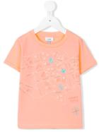 Knot - Map T-shirt - Kids - Cotton - 10 Yrs, Yellow/orange