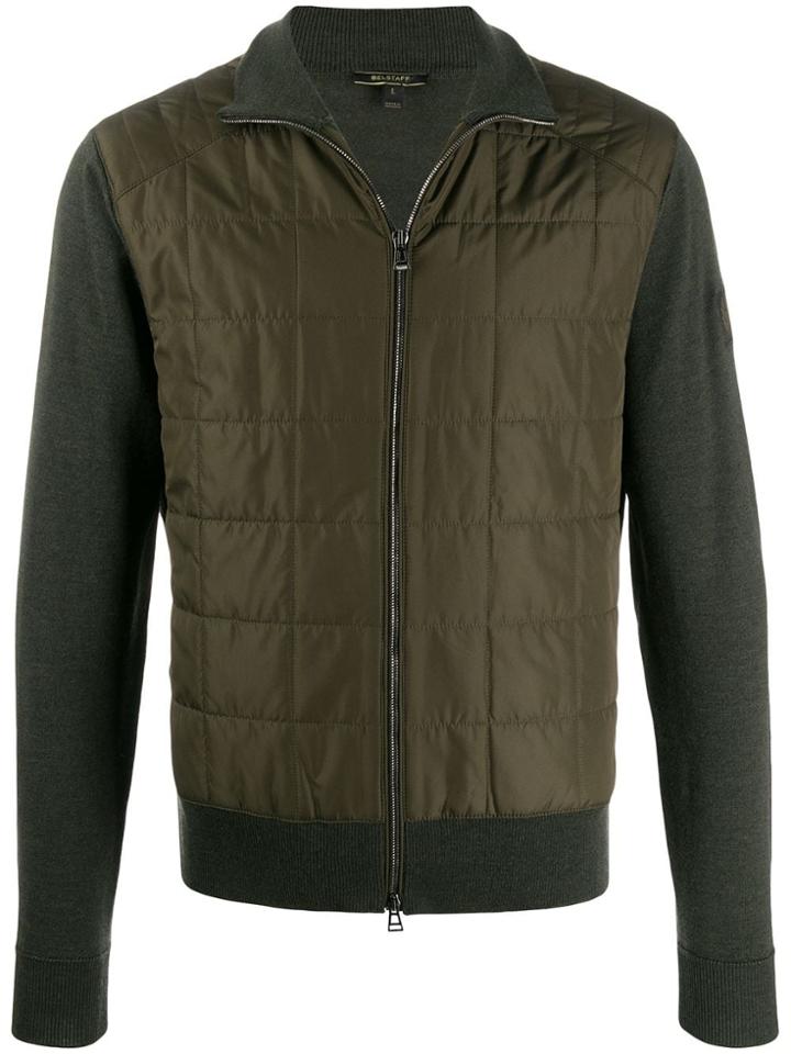 Belstaff Kerby Padded Front Cardigan - Green