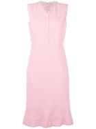 Altuzarra Peplum Hem Dress, Women's, Size: 38, Pink/purple, Polyester/viscose/spandex/elastane