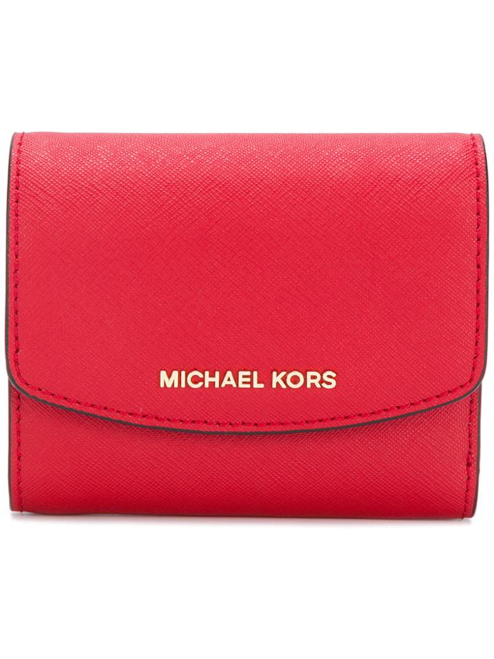 Michael Michael Kors Ava Card Holder - Red
