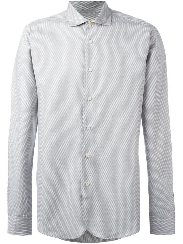 Al Duca D'aosta 1902 Button Down Shirt, Men's, Size: Xs, Green, Cotton