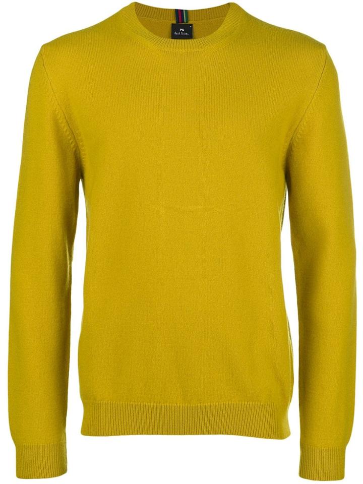 Ps By Paul Smith Crew Neck Jumper - Yellow & Orange