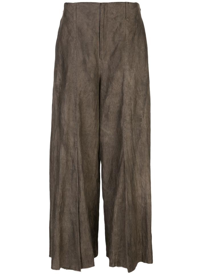 Phaedo Studios High-waisted Wide Leg Trousers - Brown
