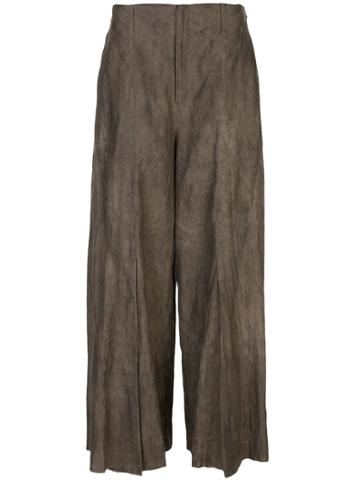 Phaedo Studios High-waisted Wide Leg Trousers - Brown