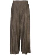 Phaedo Studios High-waisted Wide Leg Trousers - Brown