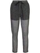 Red Valentino Polka Dot Trousers - Black