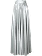 Dvf Diane Von Furstenberg High Waisted Long Skirt - Metallic