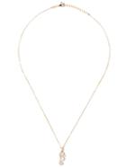 As29 18kt Yellow Gold Mini Charm Seahorse Diamond Necklace