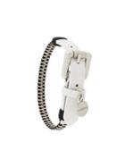 Diesel Zipper Bracelet - White