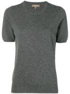 N.peal Round Neck Knitted T Shirt - Grey