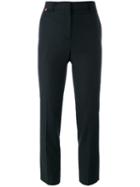 Paul Smith - Cropped Trousers - Women - Wool - 42, Black, Wool