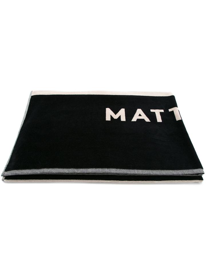 Matteau Oversized Jacquard Beach Towel - Blue