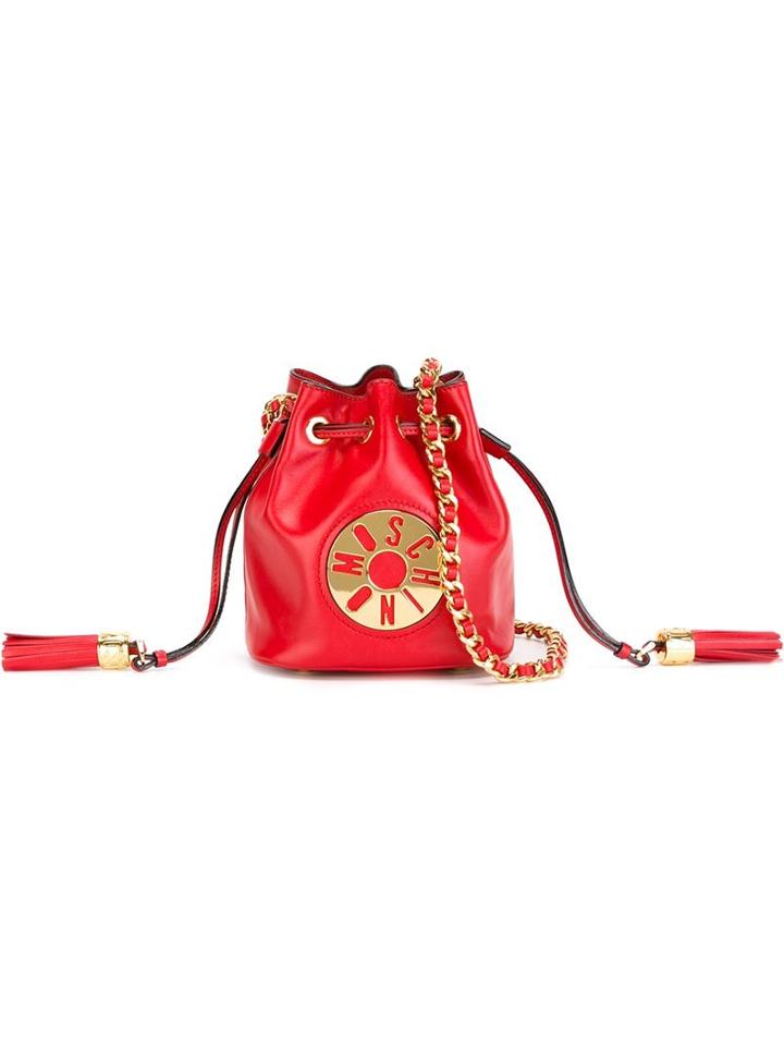 Moschino Logo Disc Crossbody Bag