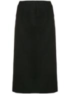 Prada Vintage Straight Fit Skirt - Black
