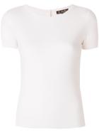 Loro Piana Short Sleeved Knitted Top - White