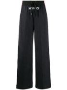 No Ka' Oi Wide Track Style Trousers - Blue