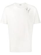 Saint Laurent - T-shirt With Signature Logo Print - Men - Cotton - L, White, Cotton