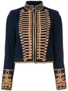 Alice+olivia Military Fitted Jacket - Blue