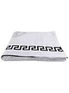 Versace Motif Beach Towel - Black