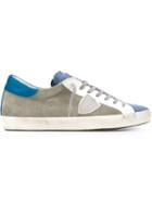 Philippe Model Lace-up Sneakers, Men's, Size: 41, Grey, Leather/suede/rubber