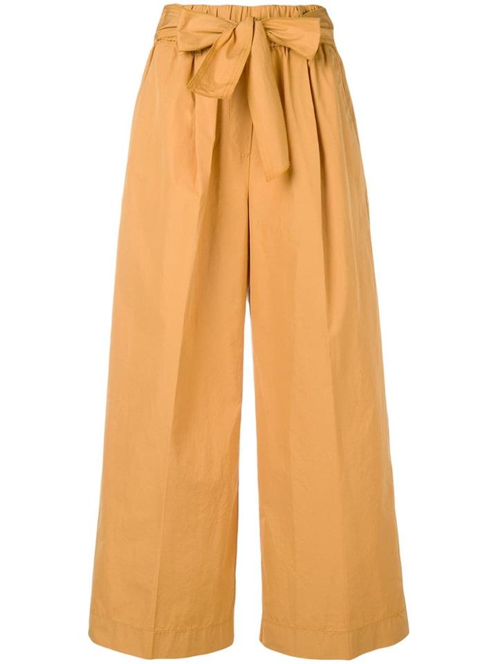 Forte Forte Belted Baggy Trousers - Brown