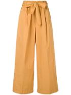 Forte Forte Belted Baggy Trousers - Brown