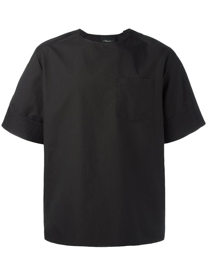 3.1 Phillip Lim Oversized T-shirt, Men's, Size: Small, Black, Cotton/nylon