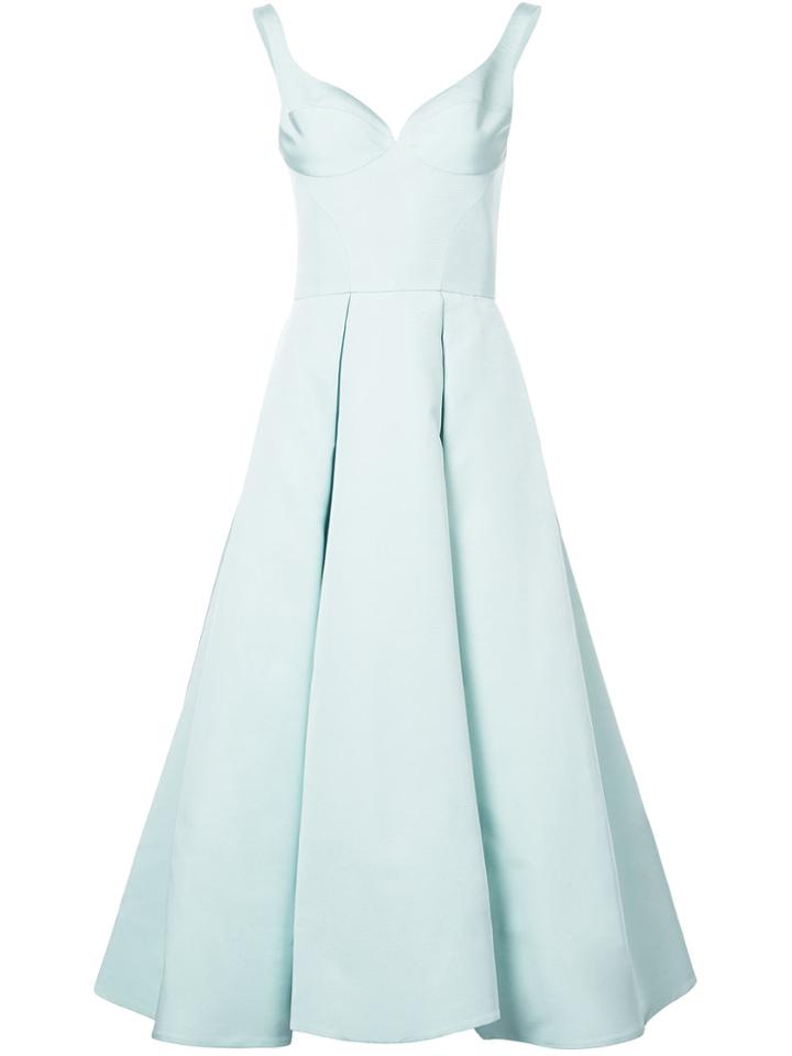 Christian Siriano Flared Gown - Green