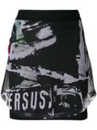 Versus Printed Short Skirt - Multicolour