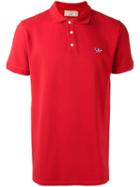Maison Kitsuné Slim-fit Polo Shirt, Men's, Size: Medium, Red, Cotton