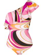 Emilio Pucci - Printed Bikini Set - Women - Polyamide/polyester/spandex/elastane - 46, Pink/purple, Polyamide/polyester/spandex/elastane