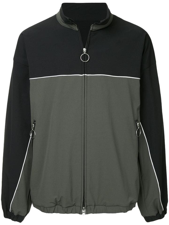 Monkey Time Two-tone Zipped Jacket - Grey