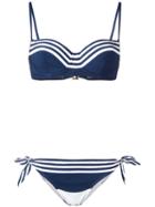 Dolce & Gabbana - Striped Bikini - Women - Polyamide/spandex/elastane - Ii, Blue, Polyamide/spandex/elastane
