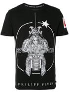 Philipp Plein Branded Patch T-shirt - Black