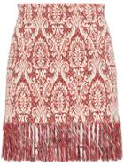 Chloé Tapestry Mini-skirt - Red
