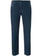 Michael Michael Kors Cropped Jeans, Women's, Size: 2, Blue, Cotton/spandex/elastane
