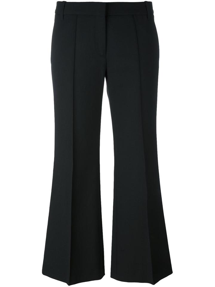 Barbara Bui Flared Tailored Trousers, Women's, Size: 38, Black, Polyester/spandex/elastane/viscose