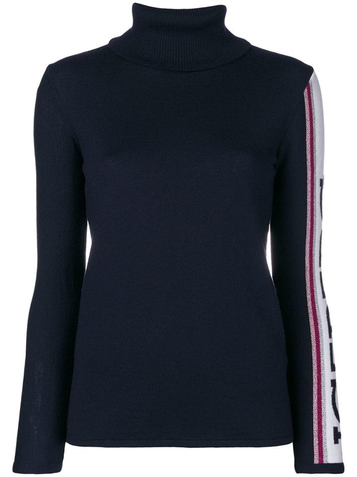 Iceberg Side Stripe Sweater - Blue