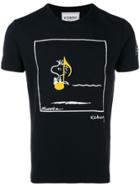 Iceberg Woodstock Print T-shirt - Black